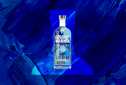 Absolut vodka bottle